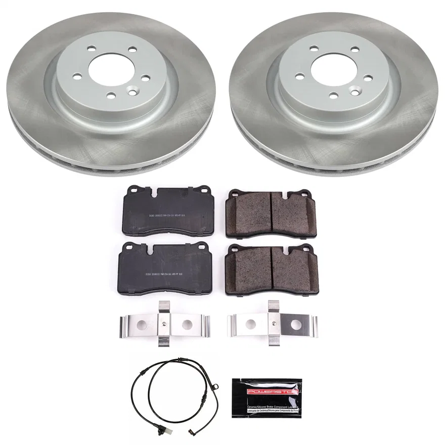 Front SEMI-COATED ROTOR KIT for Land Rover Range Rover Sport