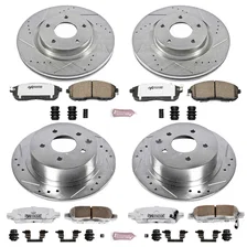 Front and Rear Z26 STREET BRAKE KIT for Nissan Altima image 2