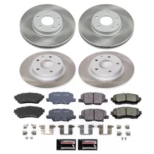 Front and Rear SEMI-COATED ROTOR KIT for Mazda 6 image 1