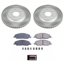 Front SEMI-COATED ROTOR KIT for Ford Mustang image 1