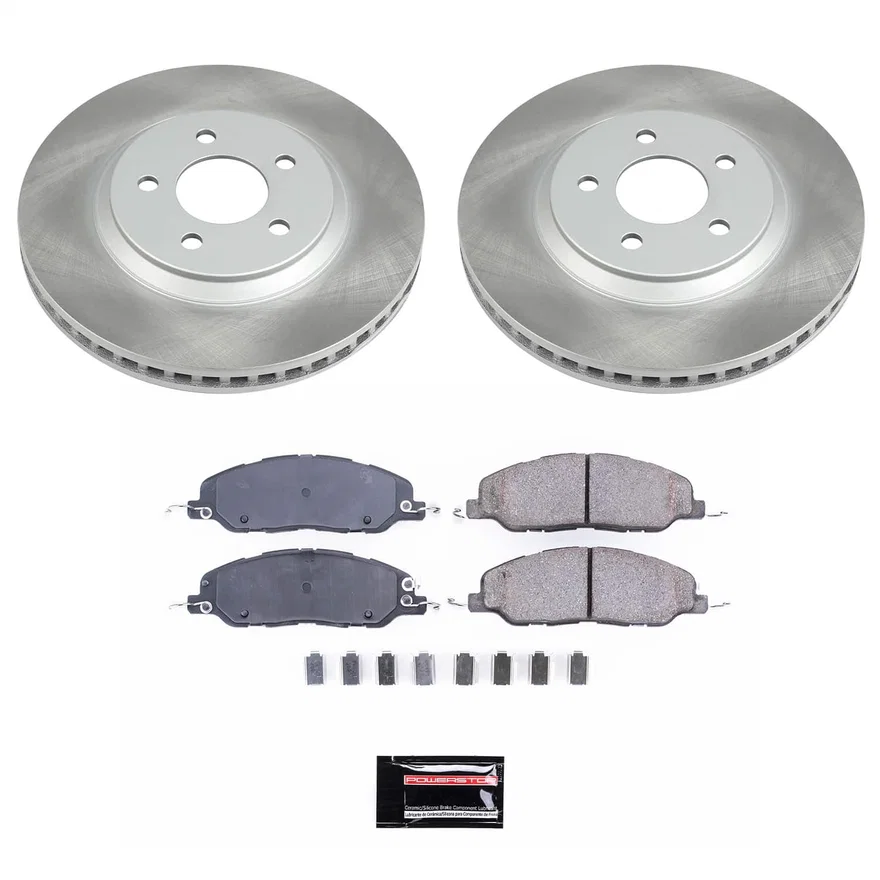 Front SEMI-COATED ROTOR KIT for Ford Mustang