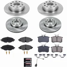 Front and Rear AUTOSPECIALTY BRAKE KIT for Volkswagen image 2