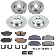 Front and Rear AUTOSPECIALTY BRAKE KIT for Mazda Protege image 2