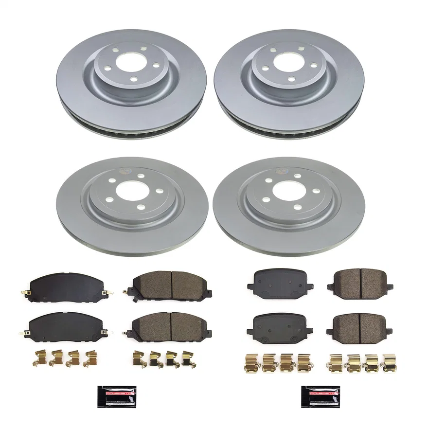 Front and Rear Z17 COATED BRAKE KIT for Ford Explorer