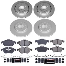 Front and Rear Z23 COATED BRAKE KIT for Saab image 2