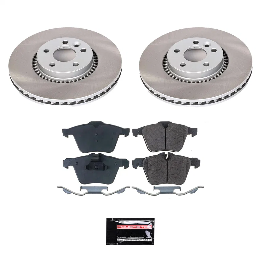 Front SEMI-COATED ROTOR KIT for Volvo