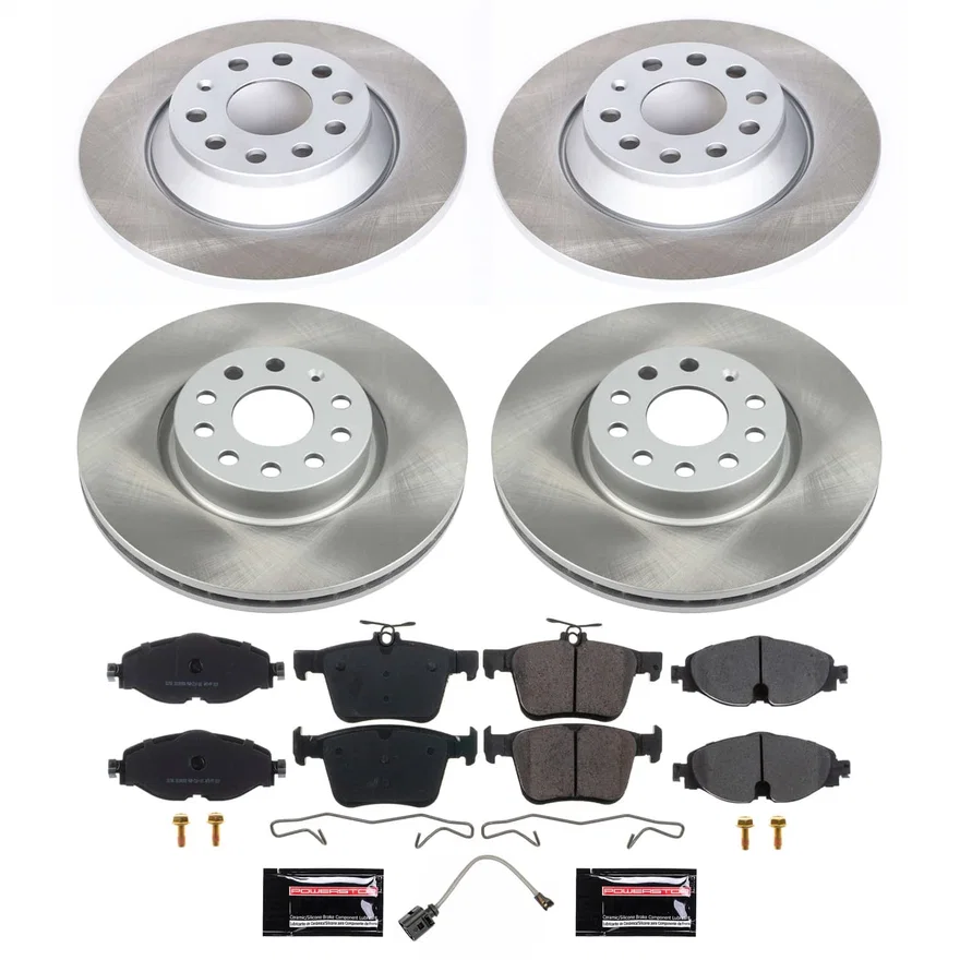 SEMI-COATED ROTOR KIT for Audi TT Quattro