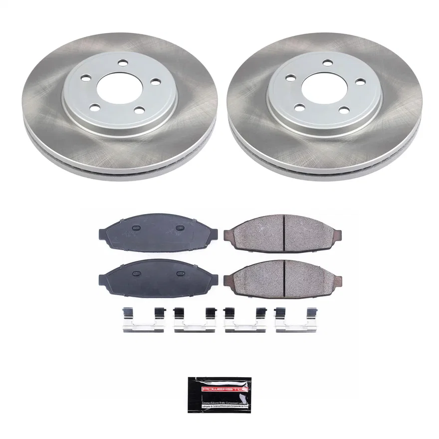 Front SEMI-COATED ROTOR KIT