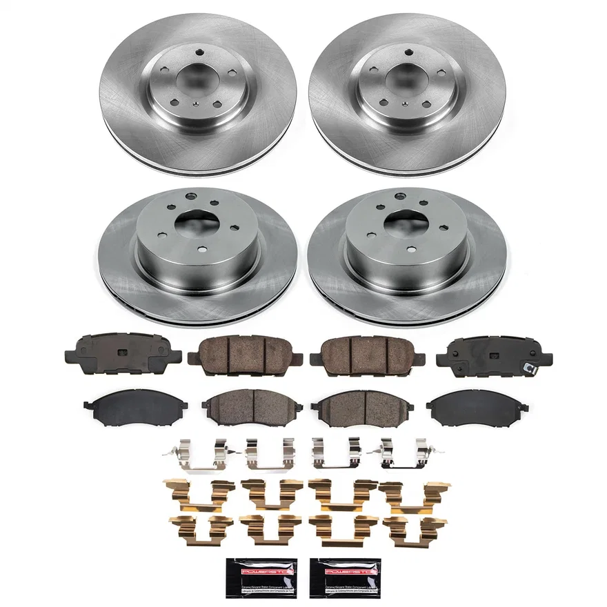 Front and Rear AUTOSPECIALTY BRAKE KIT for Nissan 370Z
