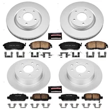Front and Rear Z17 COATED BRAKE KIT for Nissan Sentra image 2
