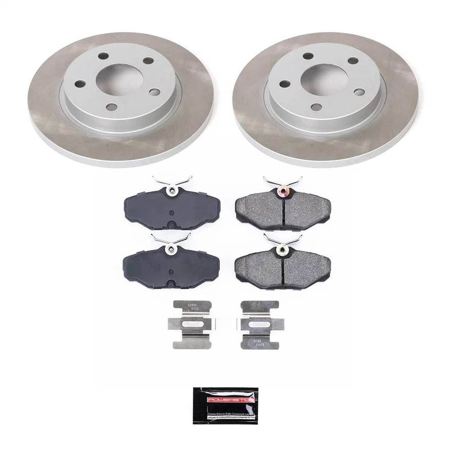 Rear SEMI-COATED ROTOR KIT