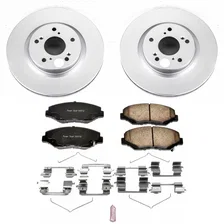 Front Z17 COATED BRAKE KIT for Honda CR-V image 2