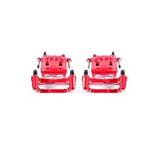 Front RED CALIPER PAIR W/BRKT for Subaru image 2