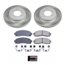 Front SEMI-COATED ROTOR KIT image 1