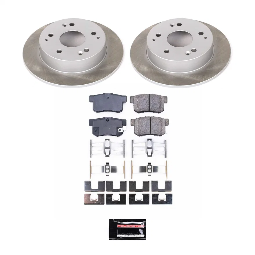 Rear SEMI-COATED ROTOR KIT
