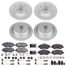 Front and Rear Z17 COATED BRAKE KIT for Freightliner Sprinter 2500 image 2
