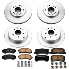 Front and Rear Z17 COATED BRAKE KIT for Mitsubishi Endeavor image 2