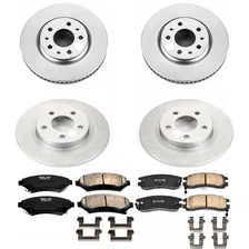 Front and Rear Z17 COATED BRAKE KIT for Cadillac Seville image 2