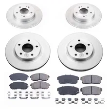 Front and Rear Z17 COATED BRAKE KIT for INFINITI I30 image 2