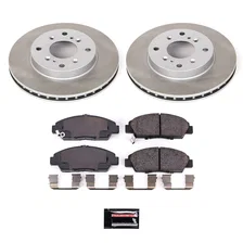 Front SEMI-COATED ROTOR KIT for Honda Prelude image 1