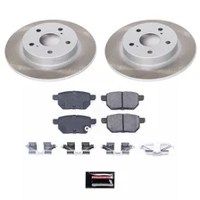 Rear SEMI-COATED ROTOR KIT for Scion tC image 1