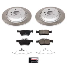 Rear SEMI-COATED ROTOR KIT for Ford image 1