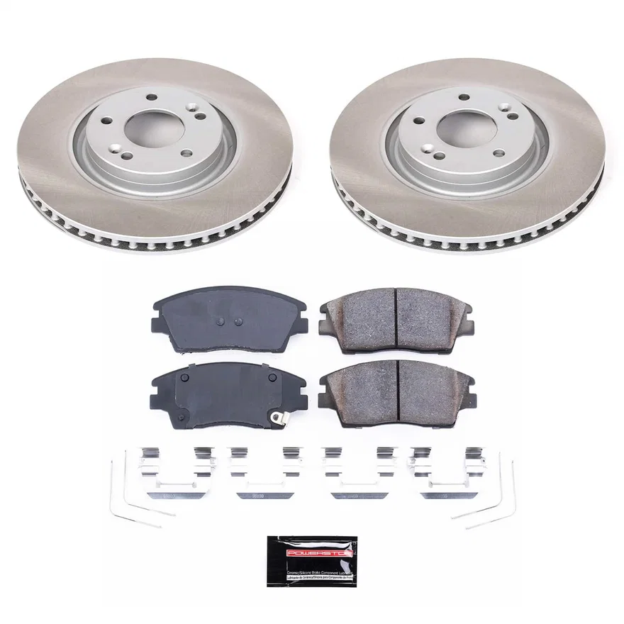 Front SEMI-COATED ROTOR KIT for Kia Sportage
