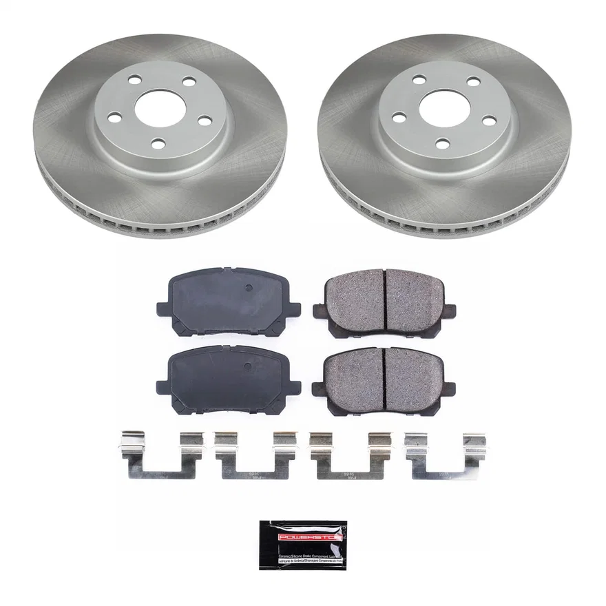 Front SEMI-COATED ROTOR KIT