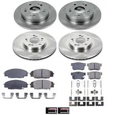 Front and Rear AUTOSPECIALTY BRAKE KIT for Honda Civic image 2