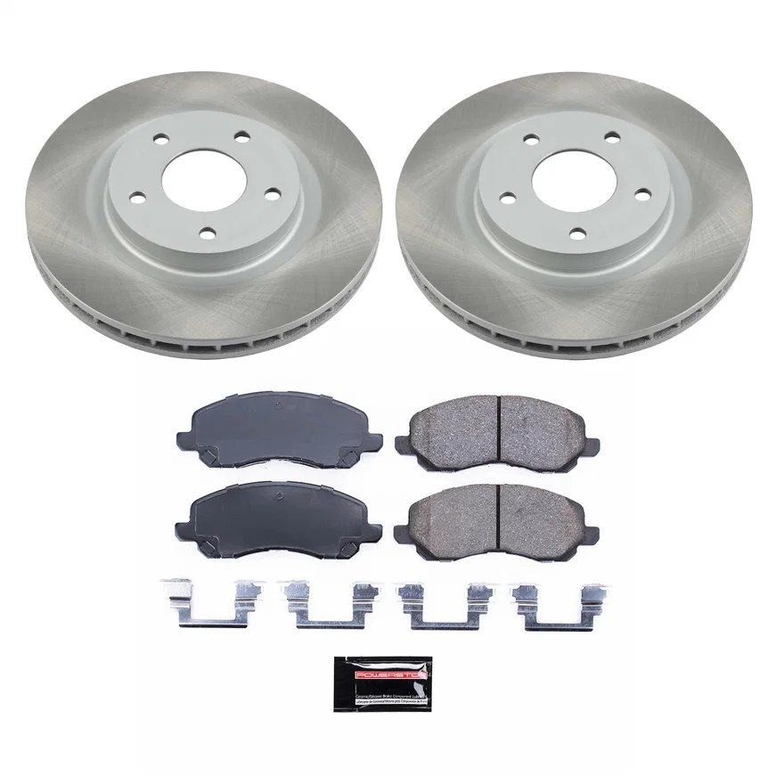 Front SEMI-COATED ROTOR KIT