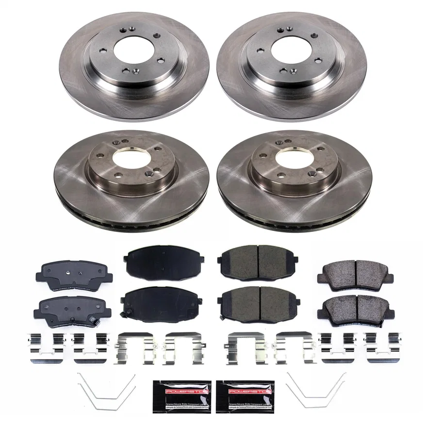 Front and Rear AUTOSPECIALTY BRAKE KIT for Kia Forte