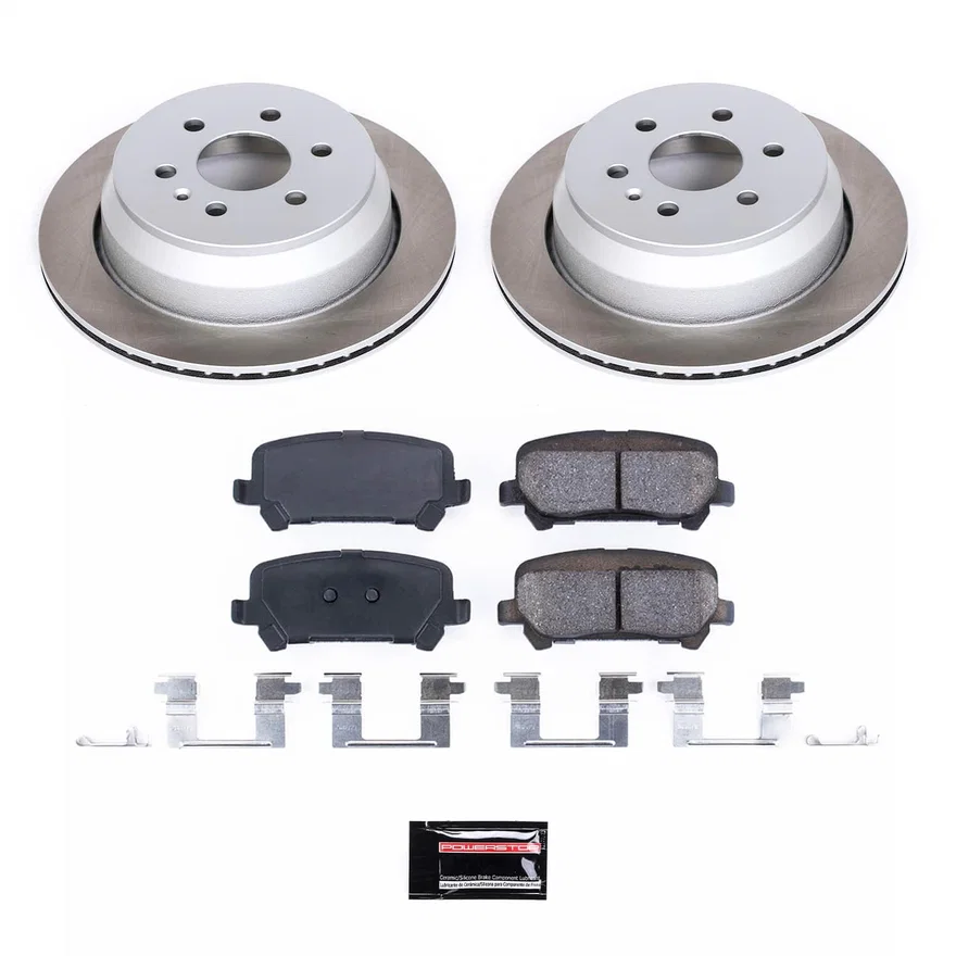 Rear SEMI-COATED ROTOR KIT
