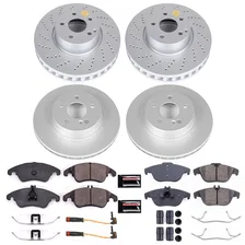 Front and Rear Z23 COATED BRAKE KIT for Mercedes-Benz image 2