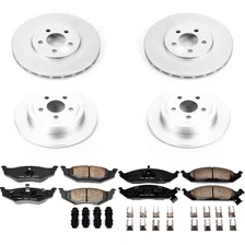 Front and Rear Z17 COATED BRAKE KIT for Chrysler Cirrus image 2
