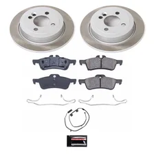 Rear SEMI-COATED ROTOR KIT for Mini Cooper image 1