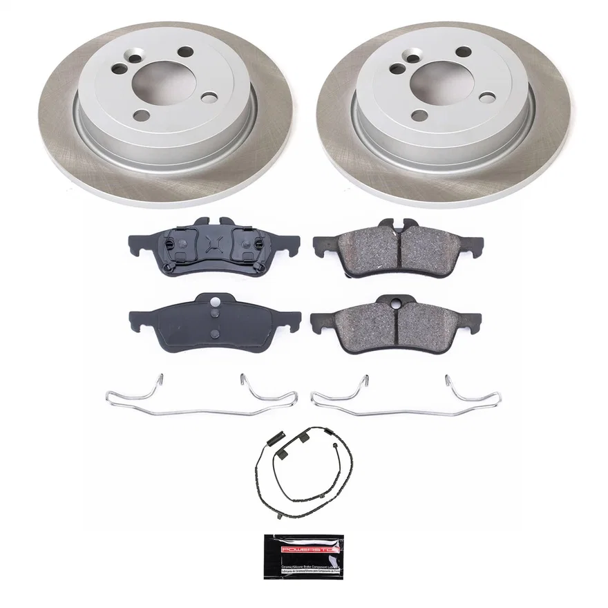 Rear SEMI-COATED ROTOR KIT for Mini Cooper