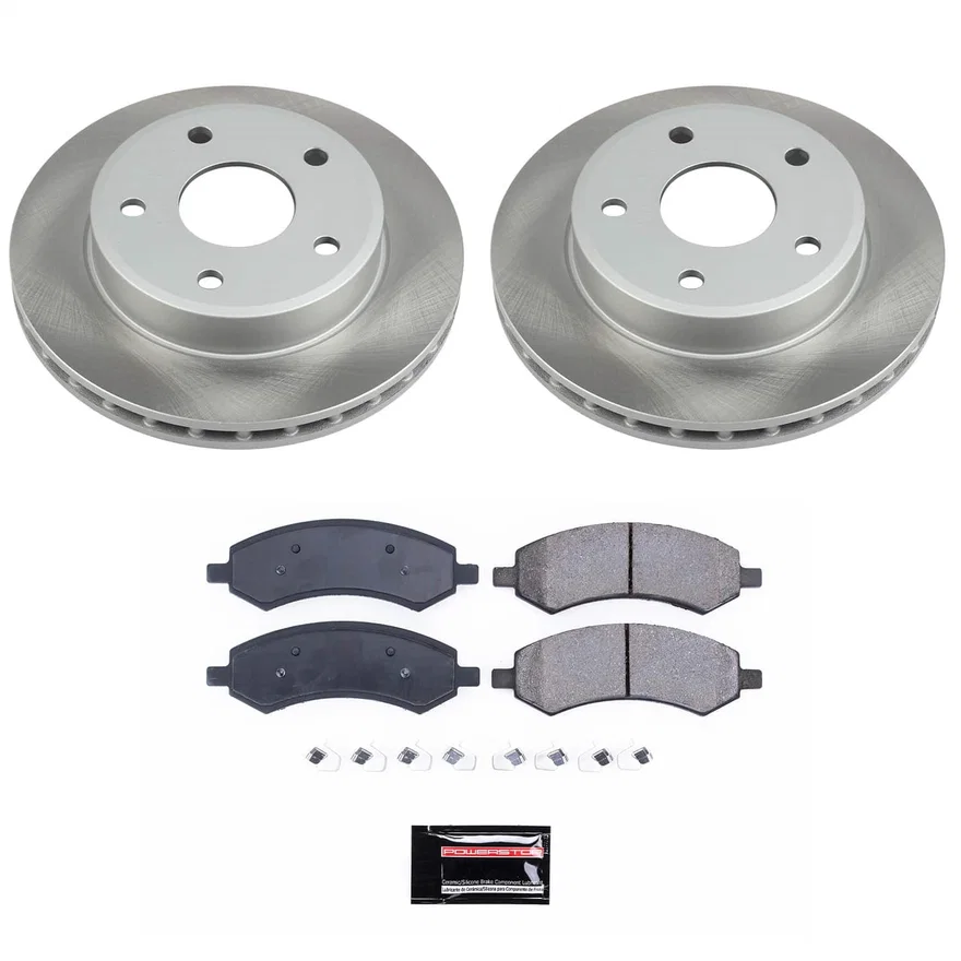 Front SEMI-COATED ROTOR KIT