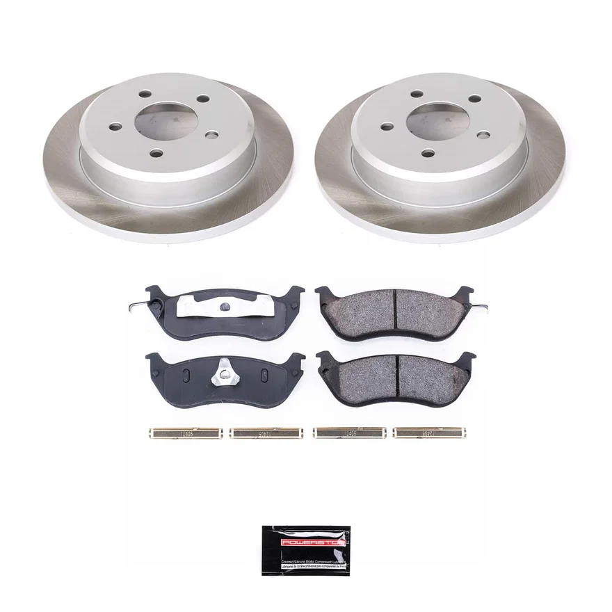 Rear SEMI-COATED ROTOR KIT