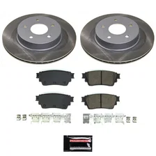 Rear SEMI-COATED ROTOR KIT for Nissan Rogue image 1