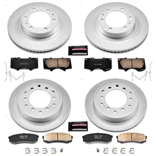 Front and Rear Z17 COATED BRAKE KIT for Toyota FJ Cruiser image 2