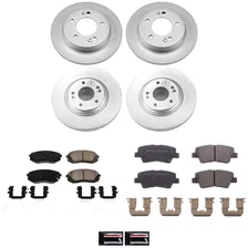 Front and Rear Z17 COATED BRAKE KIT for Kia Soul image 2