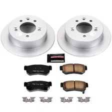 Rear Z17 COATED BRAKE KIT for Hyundai Elantra image 2