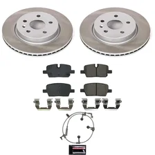 Rear SEMI-COATED ROTOR KIT for Cadillac CT5 image 1