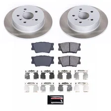 Rear SEMI-COATED ROTOR KIT for Toyota Camry image 1