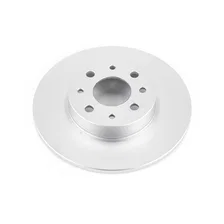 Rear EVOLUTION COATED ROTOR for Fiat 500 image 2