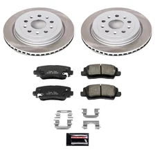 Rear SEMI-COATED ROTOR KIT for Cadillac CTS image 1