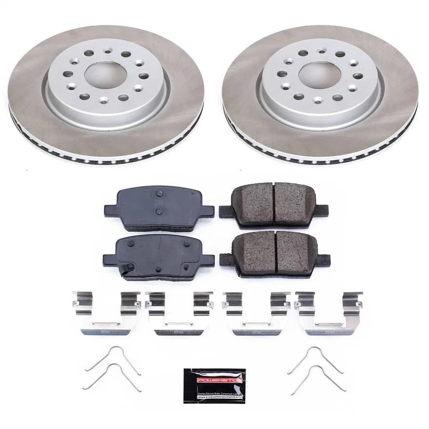 Rear SEMI-COATED ROTOR KIT