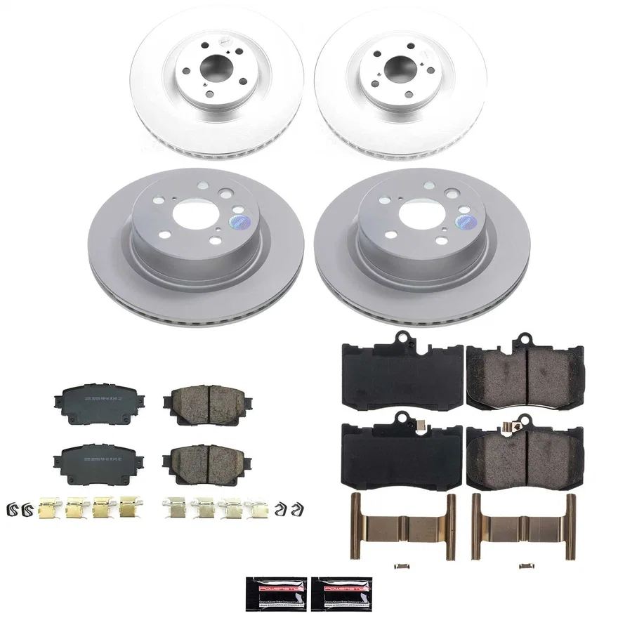 Front and Rear Z17 COATED BRAKE KIT for Lexus