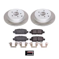 Rear SEMI-COATED ROTOR KIT for INFINITI image 1