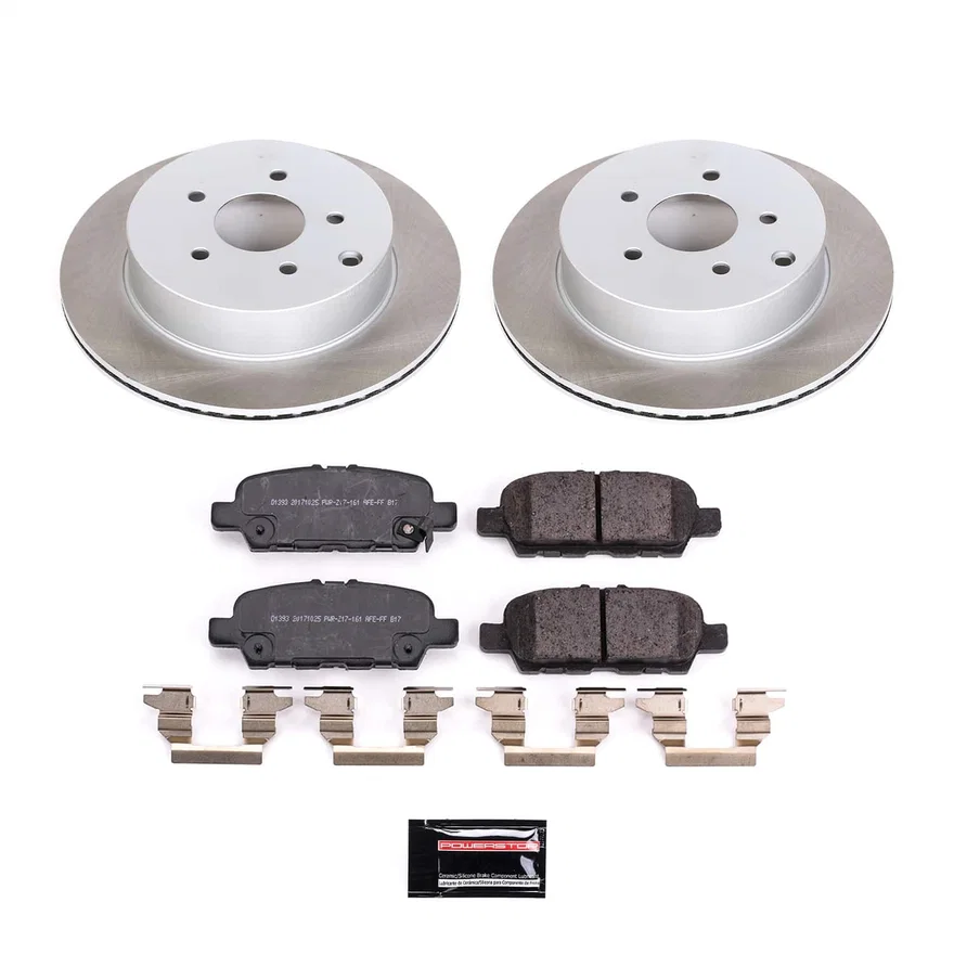 Rear SEMI-COATED ROTOR KIT for INFINITI